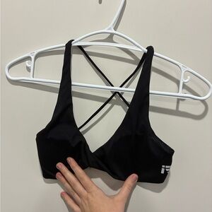Black Women's Sports Bra IB Apparel